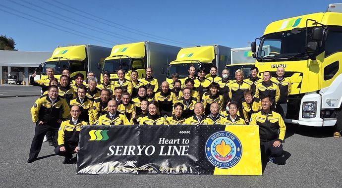 事業者会員 セイリョウラインの安全運転技術向上の社内イベント見学