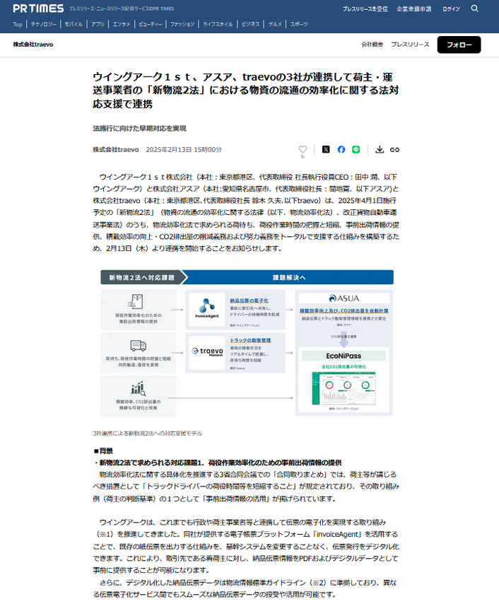 PR Times 2025年1月10日公開